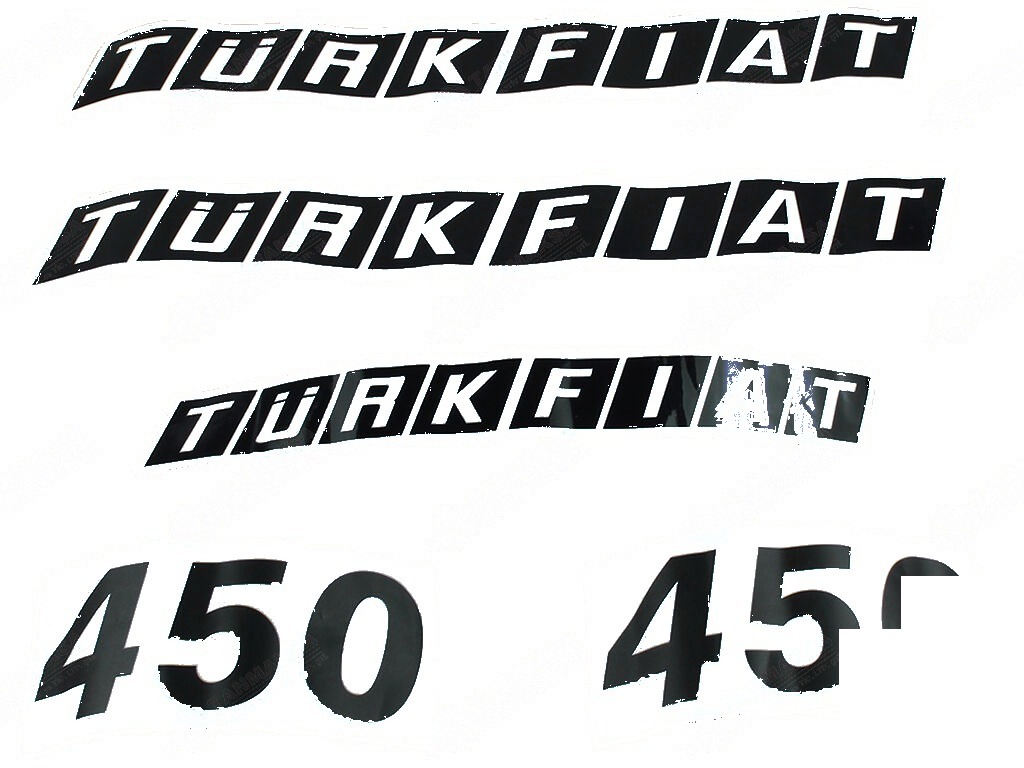 Fiat 450 Yan Yazı Takımı 2
