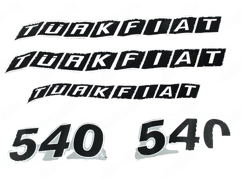 540 Yan Yazı Takımı 3