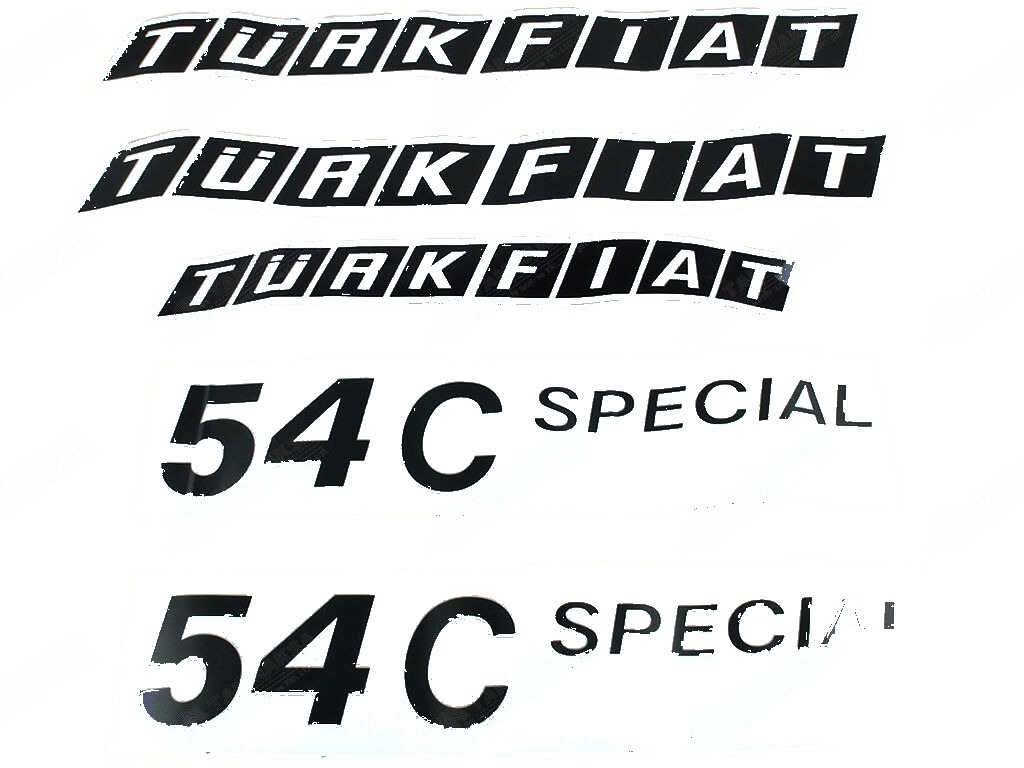 54C Özel Yan Yazı Takımı 2