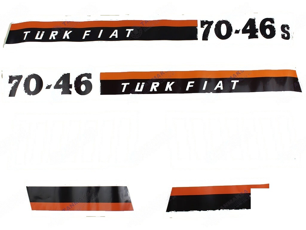 Fiat 70/46 Yan Yazı Takımı
