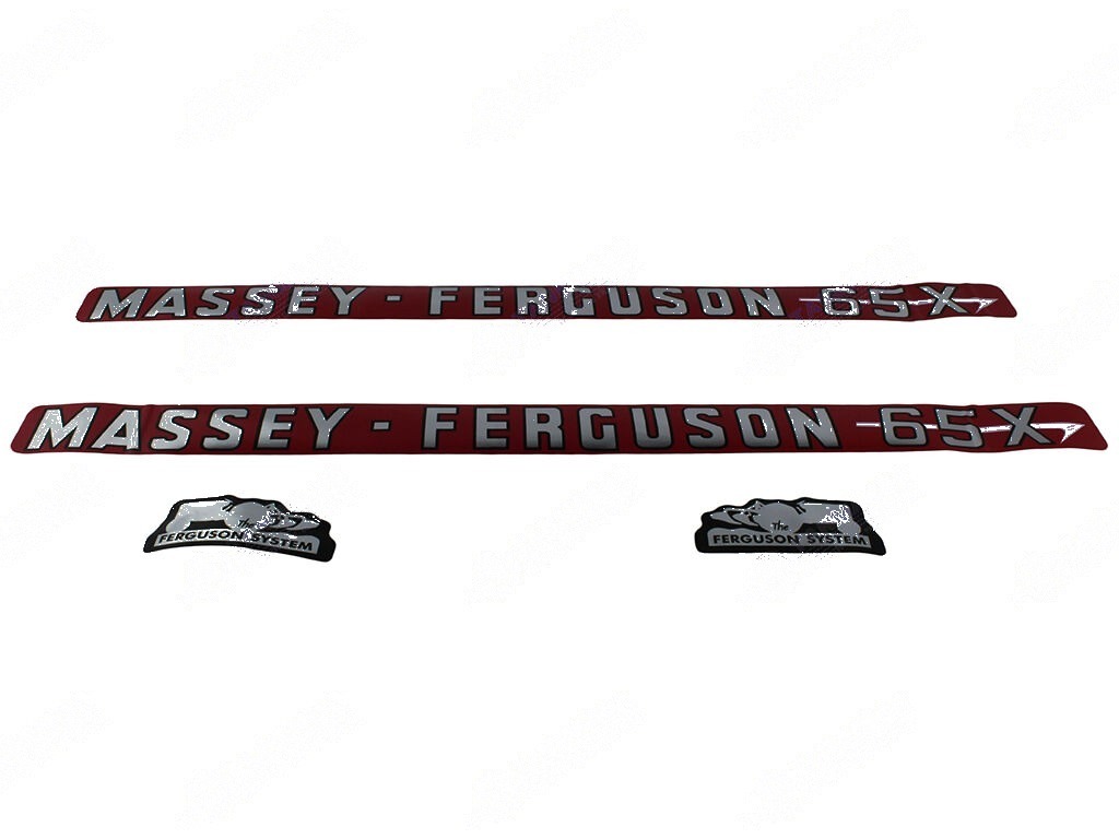 Massey Ferguson 65X Yan Yazı Takımı (Mat)