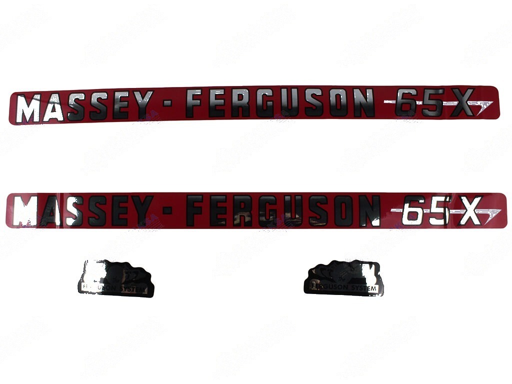 Massey Ferguson 65X Yan Yazı Takımı (Mat) 2
