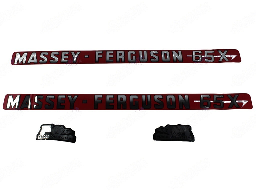 Massey Ferguson 65X Yan Yazı Takımı (Mat) 3