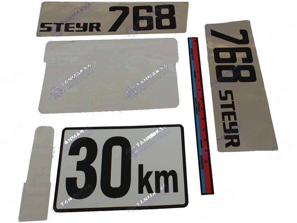Steyr 768 Yan Yazı Takımı 2