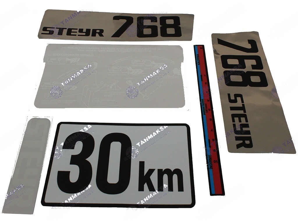 Steyr 768 Yan Yazı Takımı 3