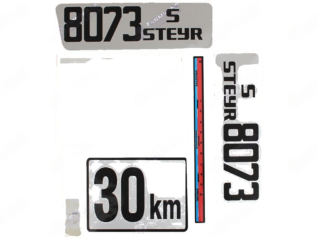 8073 S Yan Yazı Takımı