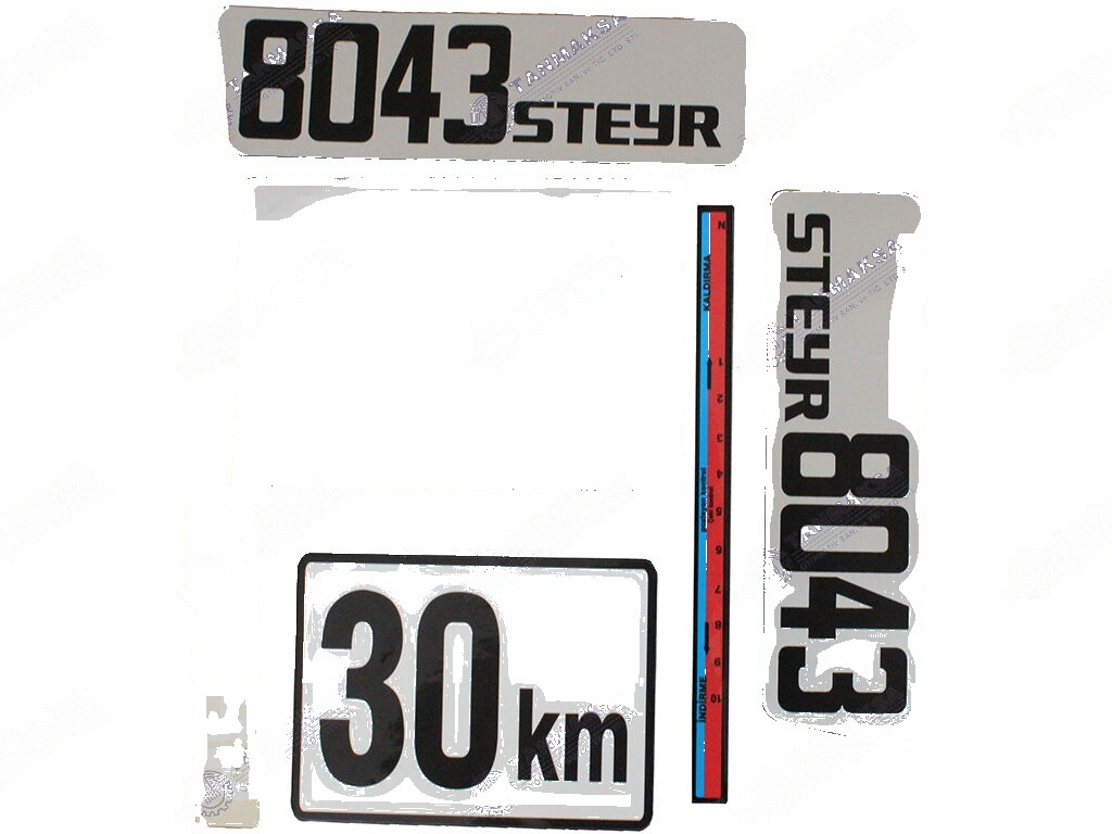 8043 Yan Yazı Takımı