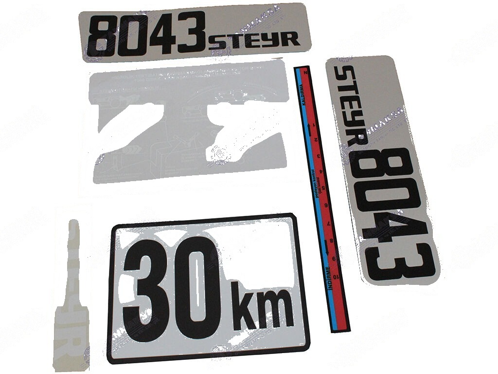 8043 Yan Yazı Takımı 2