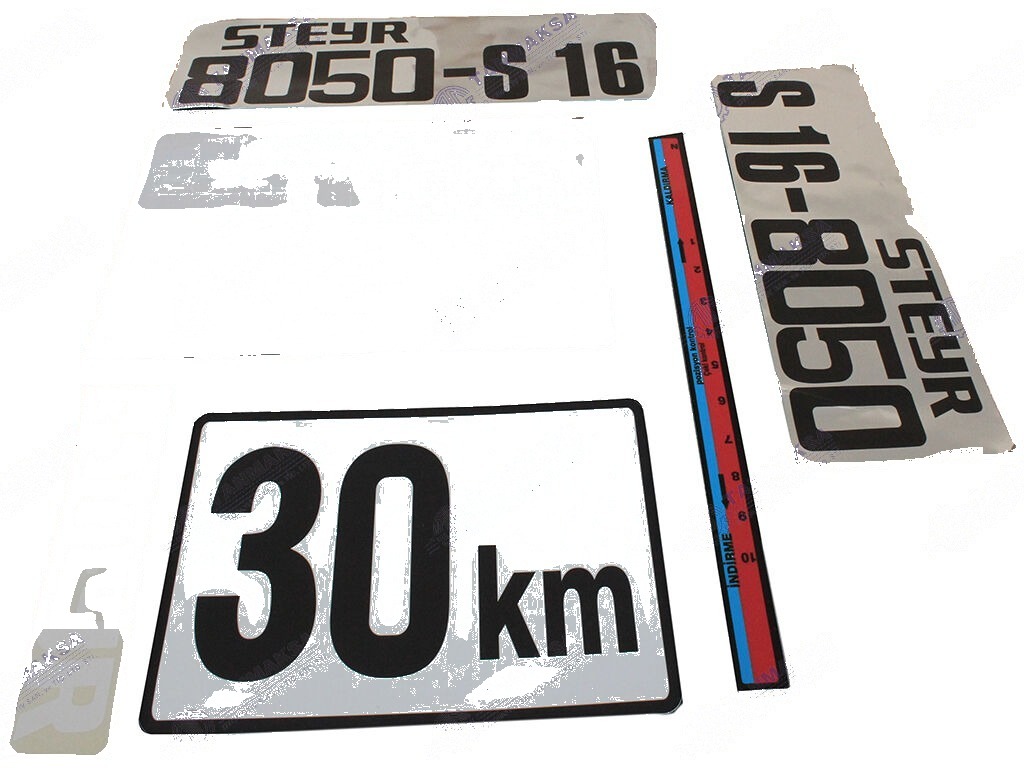 8050 S16 Yan Yazı Takımı 3